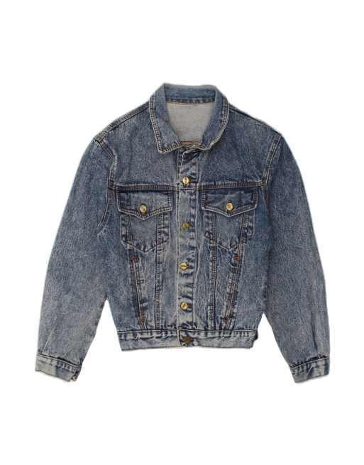 Vintage Denim Jacket UK 38 Medium In Blue