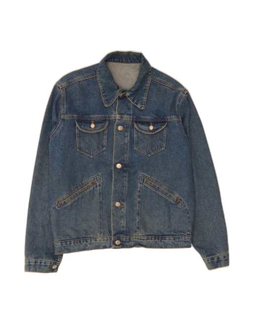 Vintage Denim Jacket UK 38 Medium In Blue