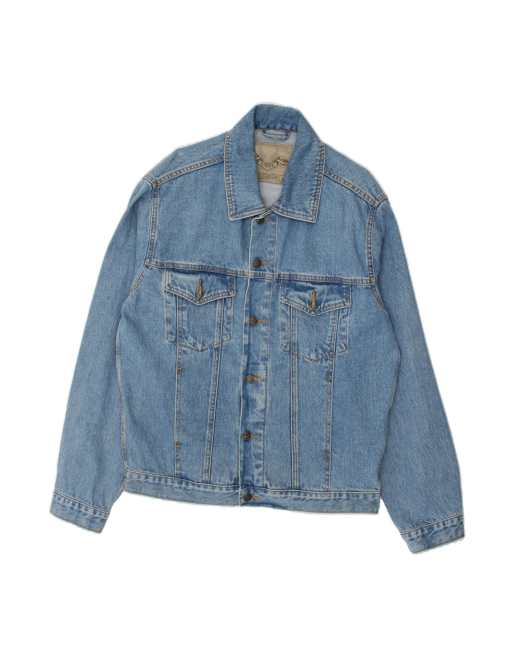 Vintage Denim Jacket UK 40 Large In Blue