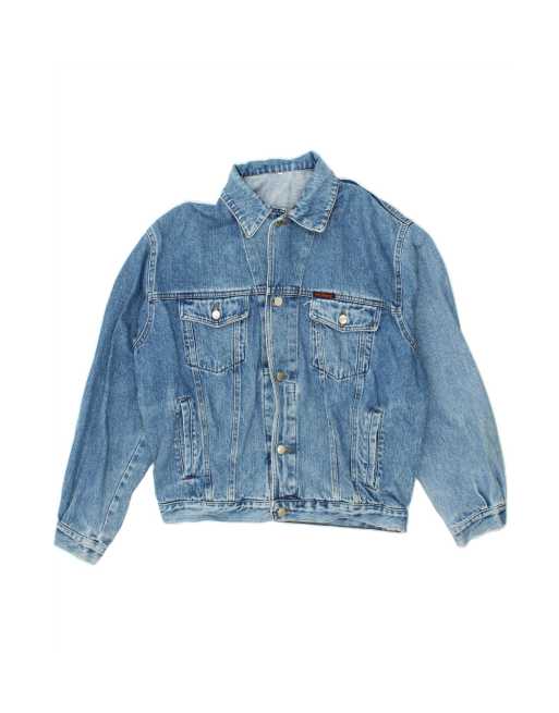 Vintage Denim Jacket UK 40 Large In Blue