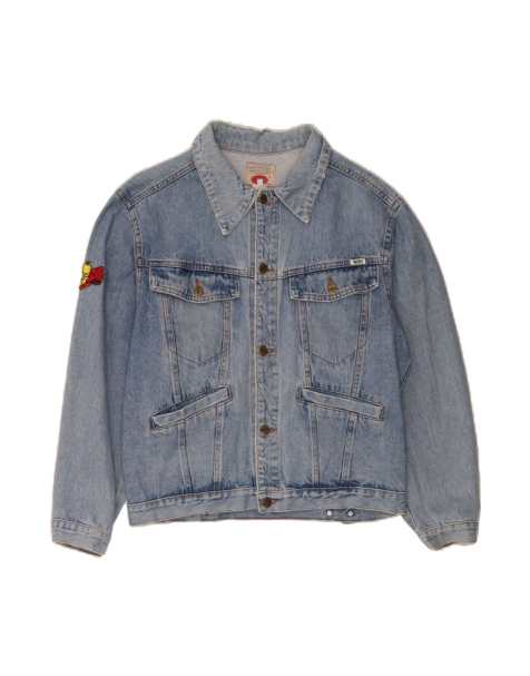 Vintage Denim Jacket UK 40 Large In Blue - view 1