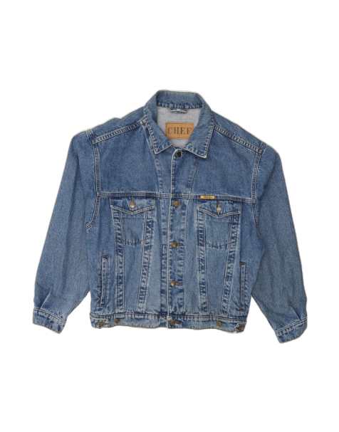 Vintage Denim Jacket UK 40 Large In Blue - view 1