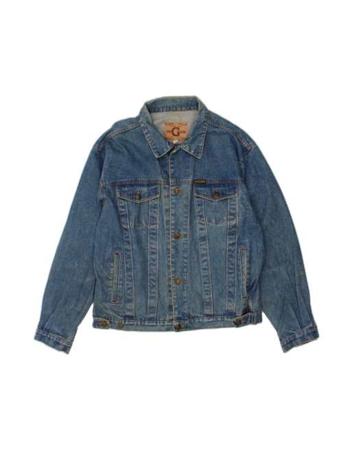 Vintage Denim Jacket UK 42 XL In Blue