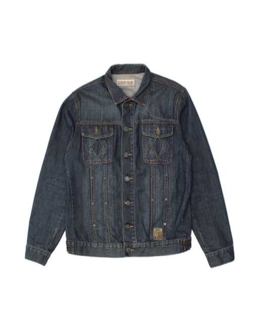 Vintage Denim Jacket UK 42 XL In Blue