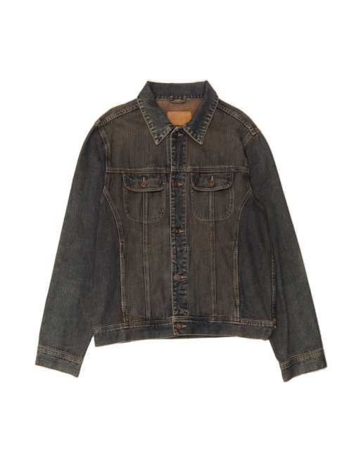 Vintage Denim Jacket UK 42 XL In Blue