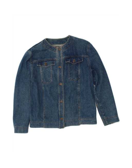 Vintage Denim Jacket US 6 Medium In Blue