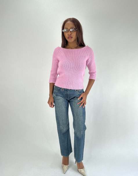 Vintage denim jeans in blue - view 1