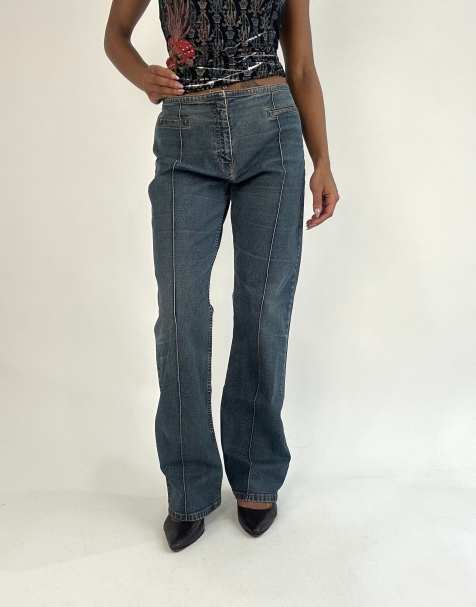 Vintage denim jeans in blue - view 1