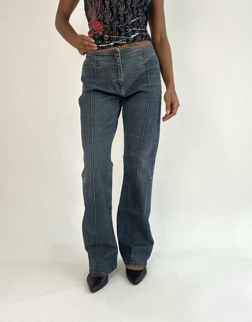 Vintage denim jeans in blue