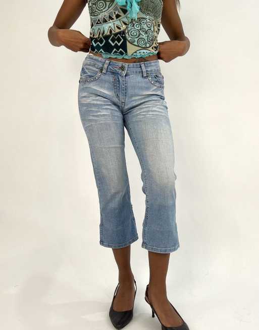 Vintage denim jeans in blue