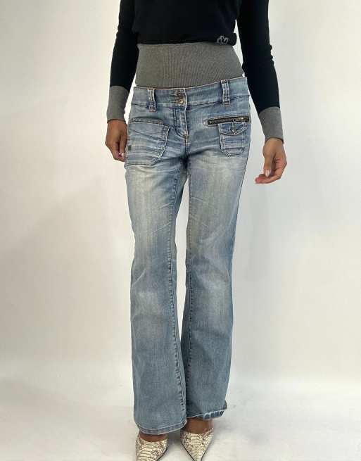 Vintage denim jeans in blue
