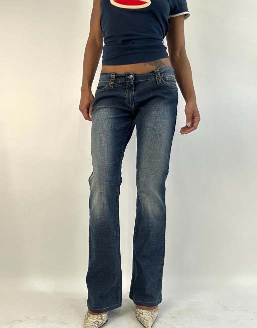 Vintage denim jeans in blue