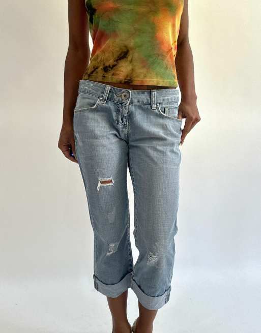 Vintage denim jeans in blue