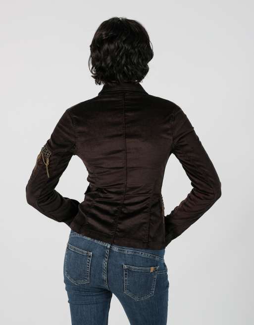 Vintage Denny Rose S cord jacket in brown, 2 of 4