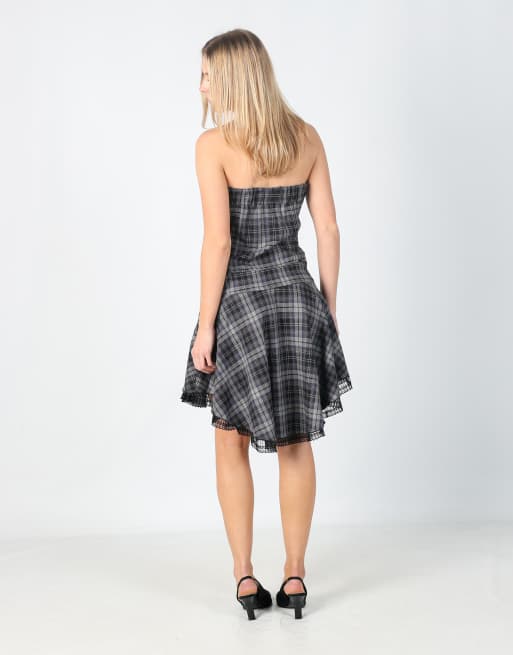 denny rose grey dress Vintage Denny Rose S woven midi dress in purple