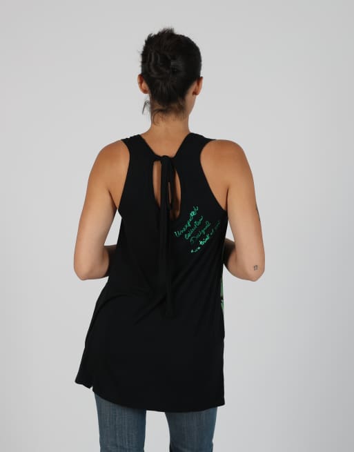 Vintage Desigual S blouse in dark green, 2 of 4