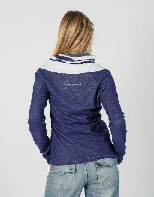 Vintage Desigual S long sleeve top in blue, 2 of 4