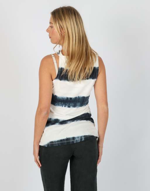 Vintage Desigual S woven top in ivory, 4 of 4