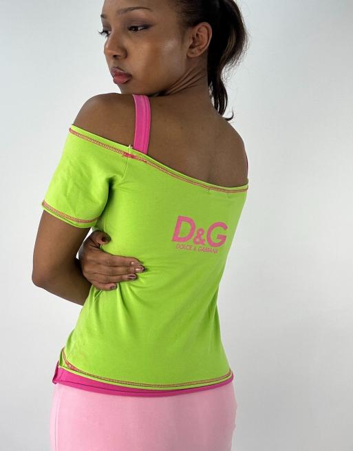 Vintage D&G top in green