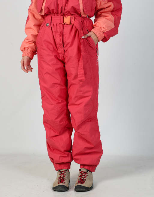 Vintage Diadora M ski suit in coral, 4 of 4