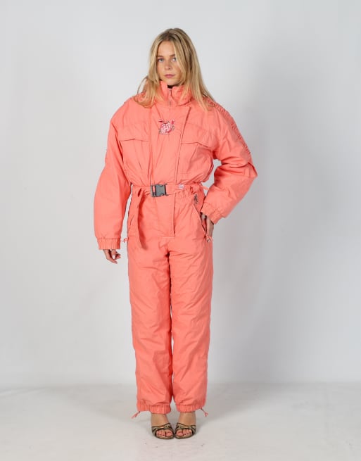Vintage Diadora S ski suit in baby pink