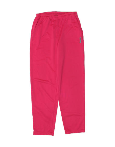 Vintage Diadora Size M Tracksuit Trousers in Pink - view 1