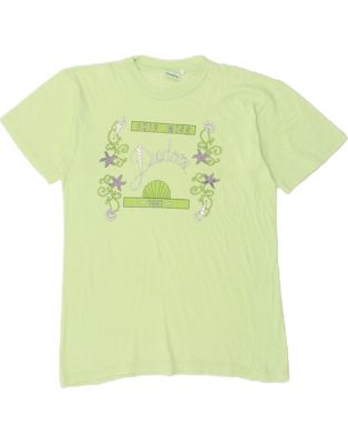 Vintage Diadora Size XL Graphic T-Shirt Top in Green