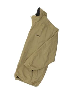 Vintage Diadora Size XL Hooded Rain Jacket in Khaki