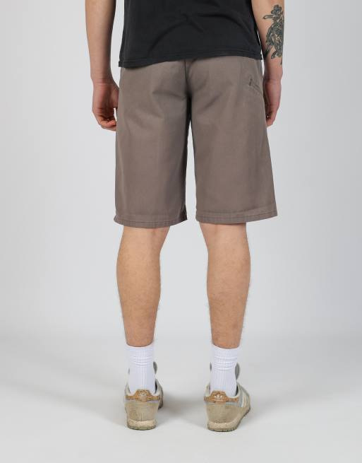 Vintage Dickies 30x22 canvas carpenter baggy shorts in grey | ASOS