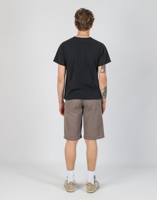 Vintage Dickies 30x22 canvas carpenter baggy shorts in grey | ASOS
