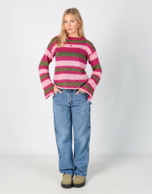 Vintage Dickies 30x32 denim carpenter jeans in light blue