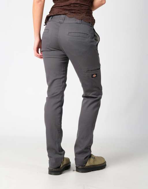 Vintage Dickies 30x34 Canvas Carpenter Baggy Jeans Grey