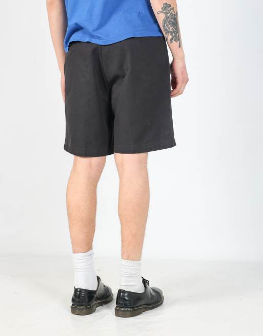 Vintage Dickies 32x20 canvas cargo shorts in black