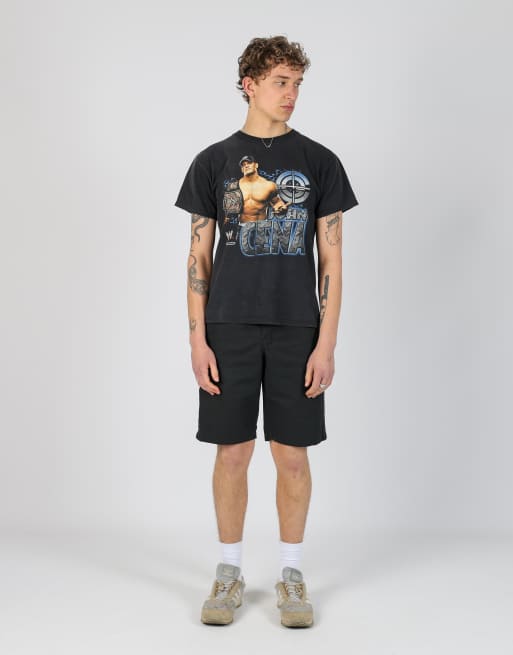 Vintage Dickies 32x20 canvas cargo shorts in black