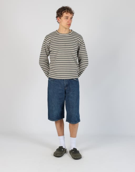 Vintage Dickies 32x24 denim carpenter baggy jorts shorts in blue, 2 of 4