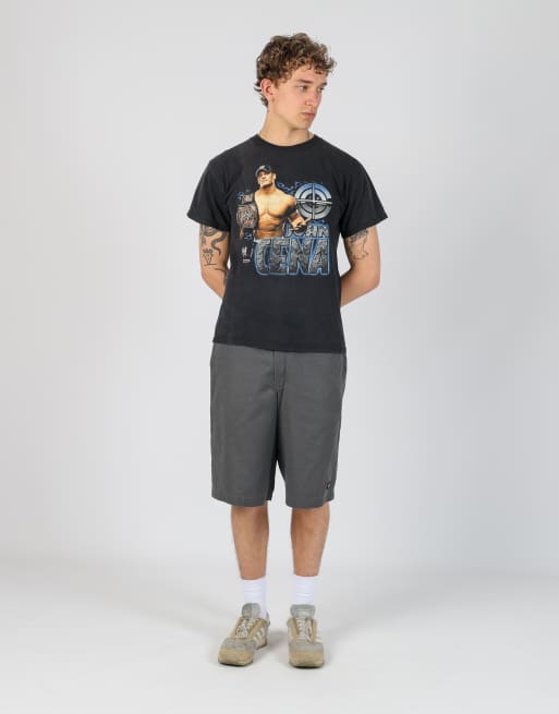 Vintage Dickies 32x24 woven straight shorts in charcoal grey
