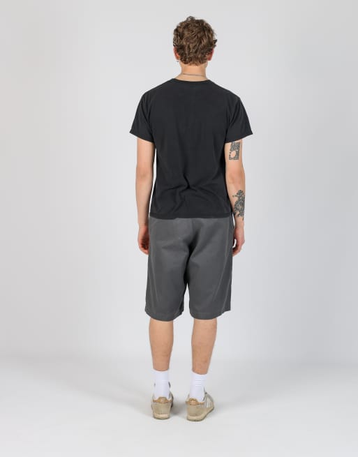 Vintage Dickies 32x24 woven straight shorts in charcoal grey, 3 of 4