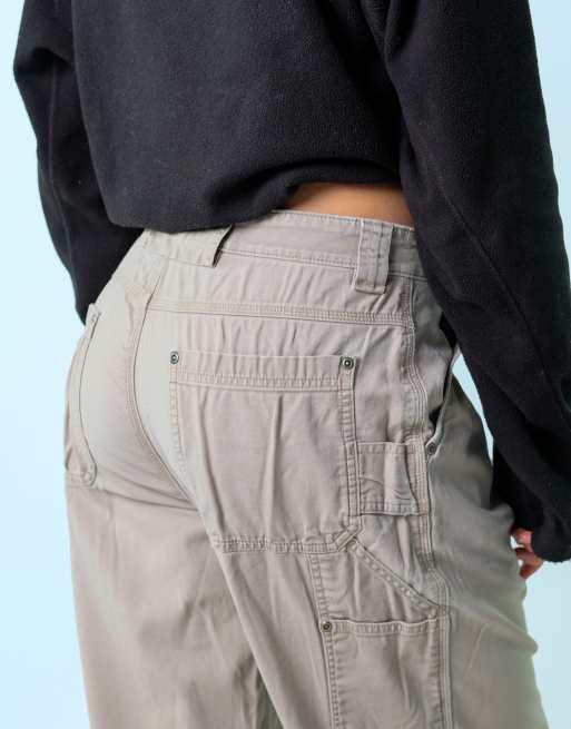 Vintage Dickies 32x30 Canvas Carpenter Baggy Jeans Tan