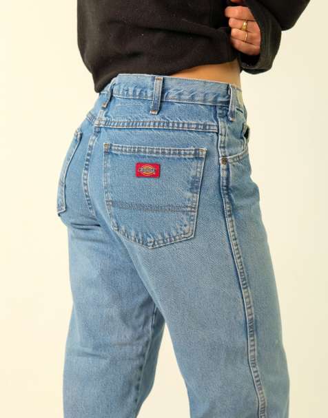 Vintage Dickies 32x30 Denim Carpenter Baggy Jeans Blue - view 1