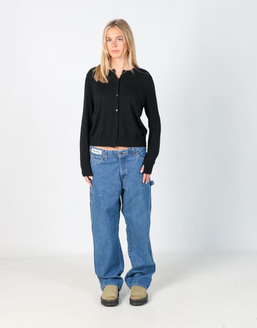 Vintage Dickies 32x30 denim carpenter jeans in blue