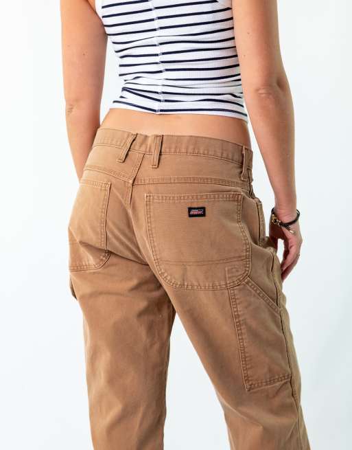 Vintage Dickies 32x30 Denim Carpenter Jeans Tan