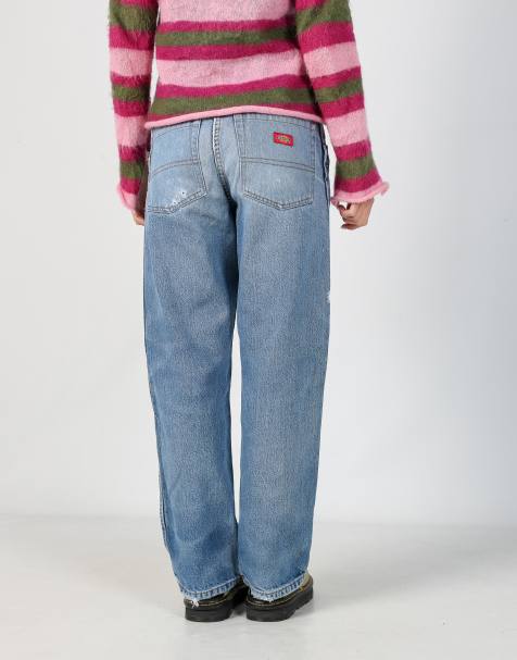 Vintage Dickies 32x30 denim jeans in light blue - view 1