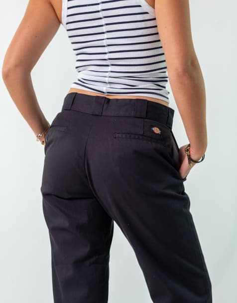 Vintage Dickies 32x30 Woven Straight Pants Black - view 1