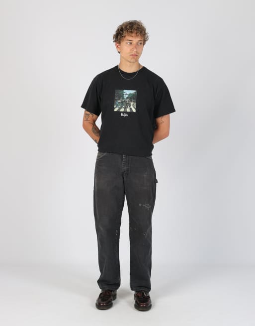 Vintage Dickies 32x31 canvas carpenter jeans in black