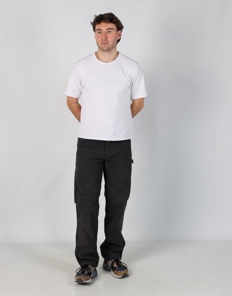 Vintage Dickies 32x32 canvas carpenter jeans in black - view 1