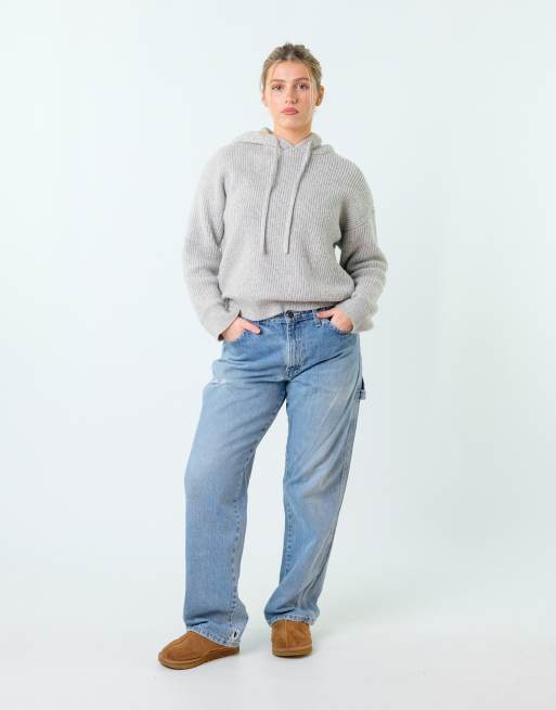 Vintage Dickies 32x32 Denim Carpenter Baggy Jeans Blue