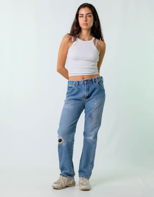 Vintage Dickies 32x32 Denim Carpenter Jeans Blue
