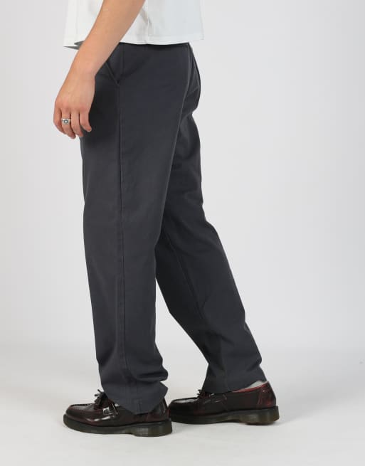 Vintage Dickies 32x32 woven straight pants in navy blue