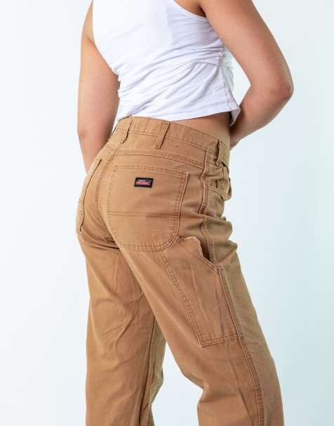 Vintage Dickies 32x34 Canvas Carpenter Jeans Tan - view 1