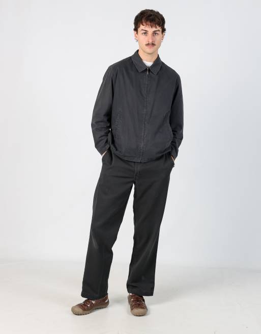 Vintage Dickies 33x30 woven straight pants in black